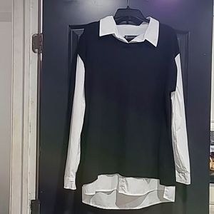 NY & C, like brand new, layered up sweater. Cute for work!